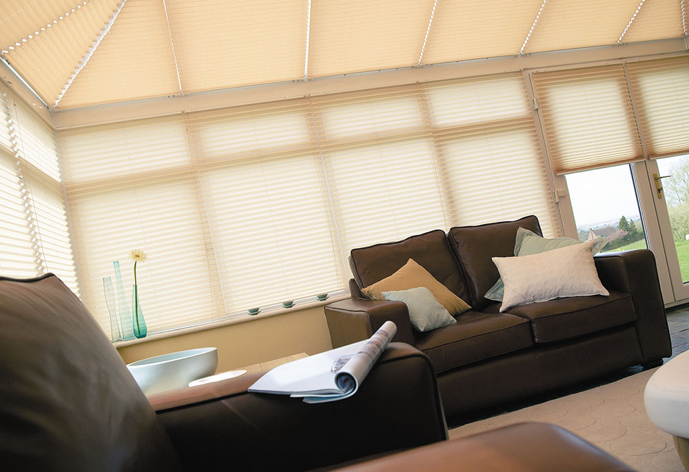 Crush Caramel Pleated Blinds by BBD Blinds Ltd - Bishops Stortford