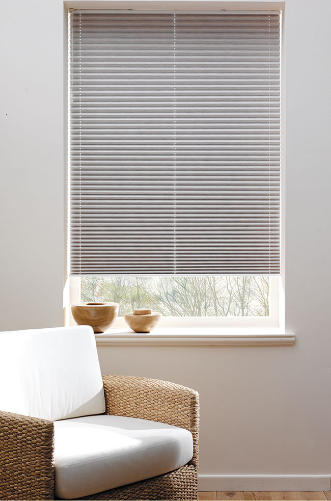 Linen Stone Pleated Blinds by BBD Blinds Ltd - Bishops Stortford