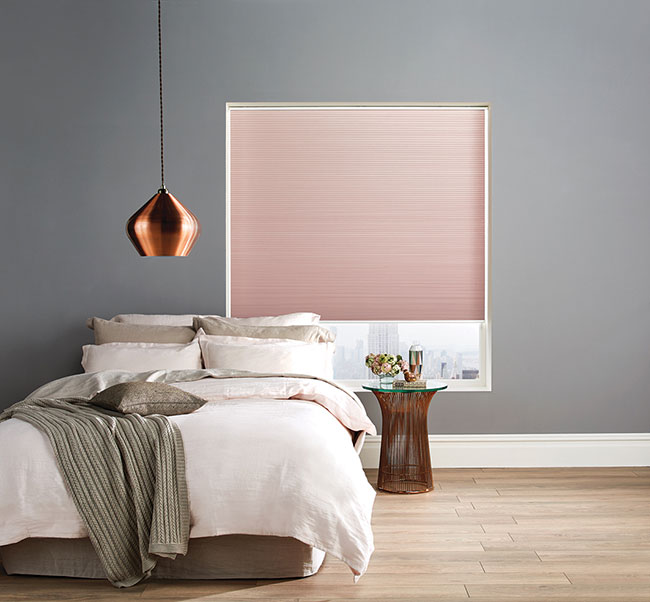 Cellular Nova Rose Closed Headrail Pleated Blinds by BBD Blinds Ltd - Bishops Stortford