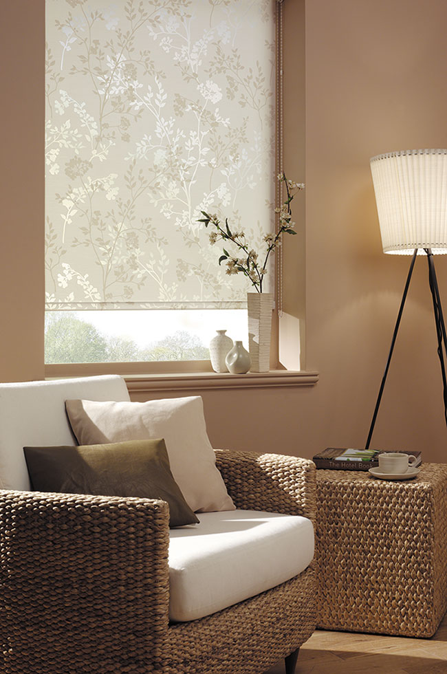 Spring Blossom Roller Blinds by BBD Blinds Ltd - Bishop