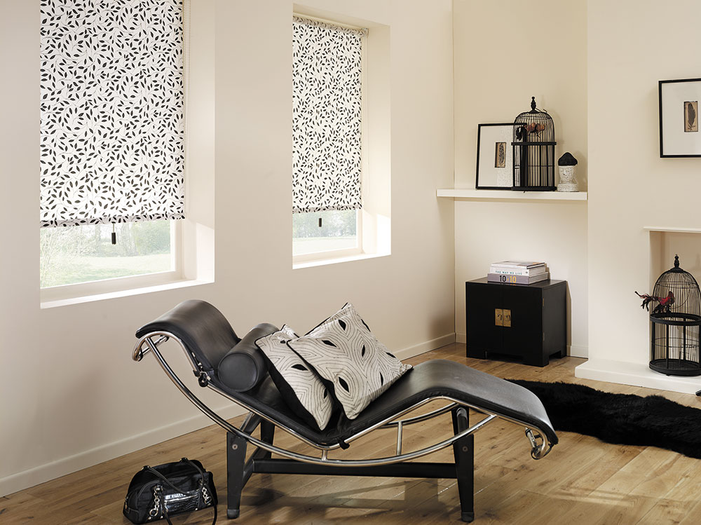 Chatsworth Black Roller Blinds by BBD Blinds Ltd - Bishop