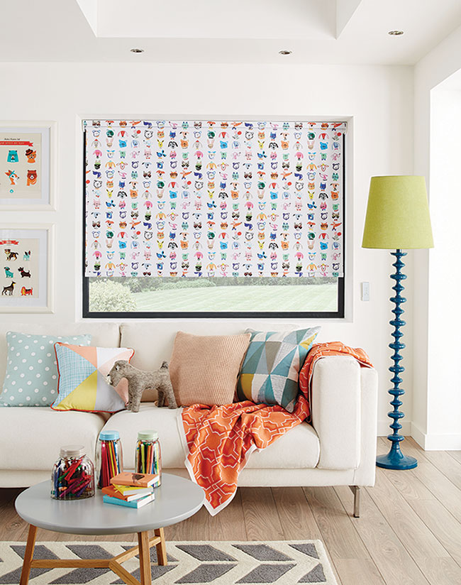 Party Animals Boogie Roller Blinds by BBD Blinds Ltd - Bishop