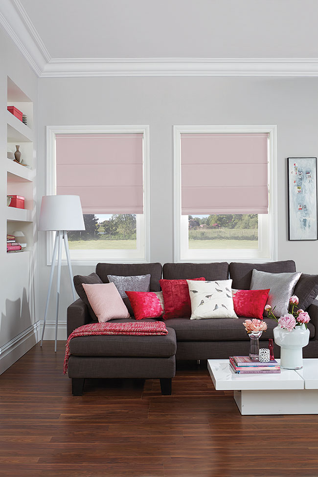 Carnival Heather Roman Blinds by BBD Blinds Ltd - Bishop