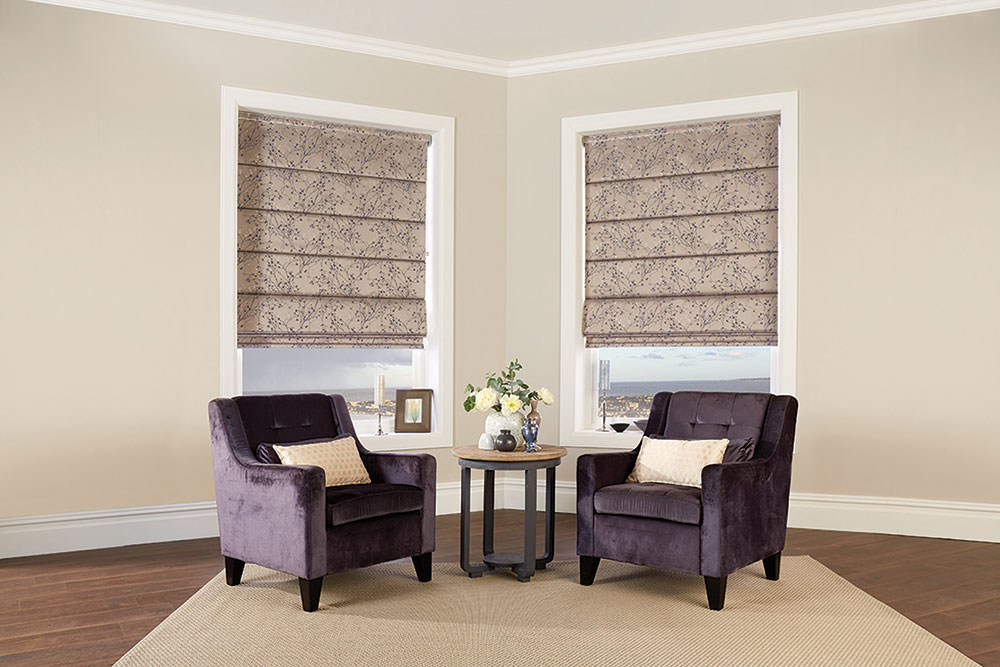 Collina Moonlight Mink Roman Blinds by BBD Blinds Ltd - Bishop