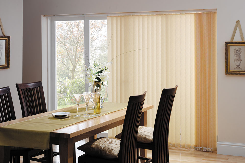 Aura Gold Vertical Louvre Blinds - BBD Blinds Ltd - Bishop