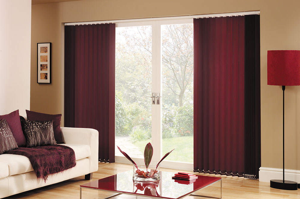 Carnival Plum Vertical Louvre Blinds - BBD Blinds Ltd - Bishop