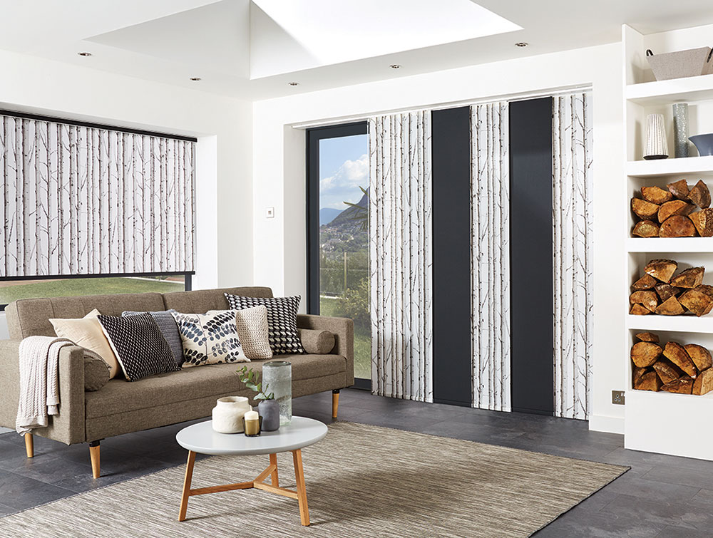 Woodland Silver Birch Vertical Louvre Blinds - BBD Blinds Ltd - Bishop