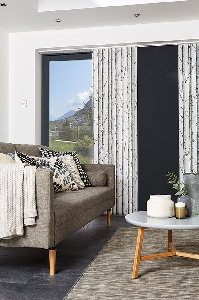 Woodland Silver Birch Vertical Louvre Blinds - BBD Blinds Ltd - Bishop