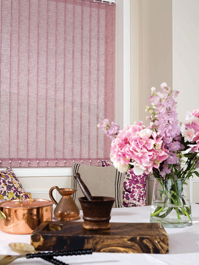 Linen Elderberry Vertical Louvre Blinds - BBD Blinds Ltd - Bishop