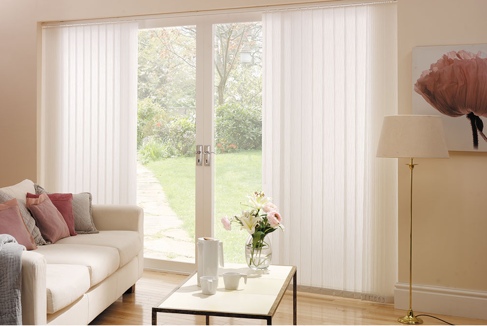 Medley White Vertical Louvre Blinds - BBD Blinds Ltd - Bishop