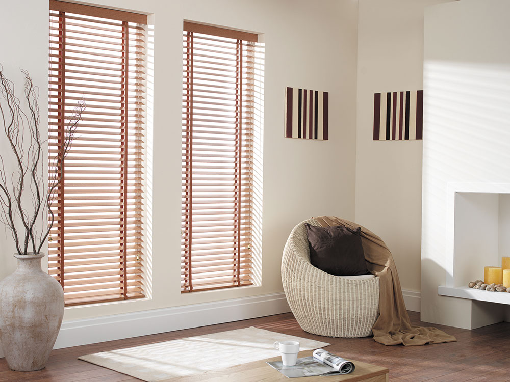 Chestnut Woodslat Venetian Blinds - BBD Blinds Ltd - Bishop